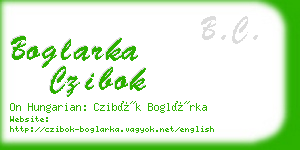 boglarka czibok business card